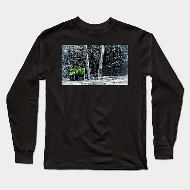 Cuttalossa Farm Shed Long Sleeve T-Shirt by JimDeFazioPhotography